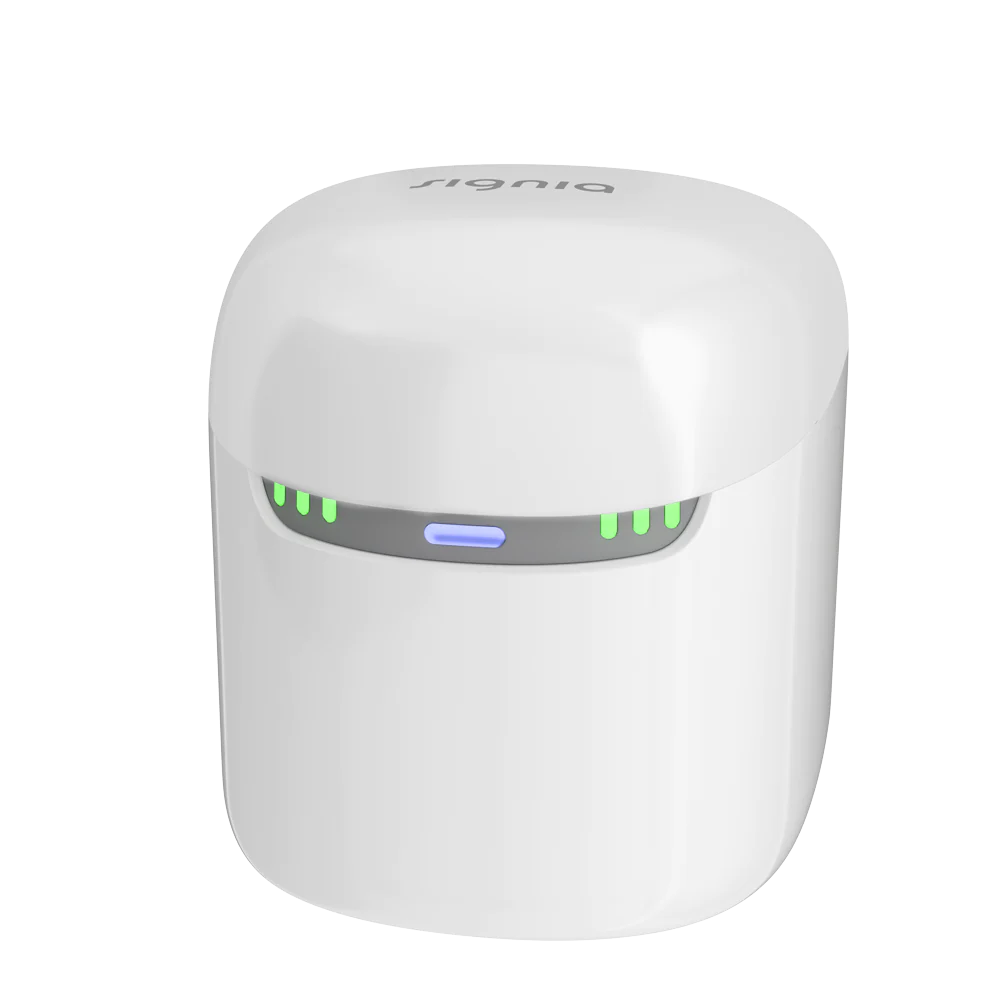 Signia hearing aid accessories dry clean charger motion 1000x1000px 10991645